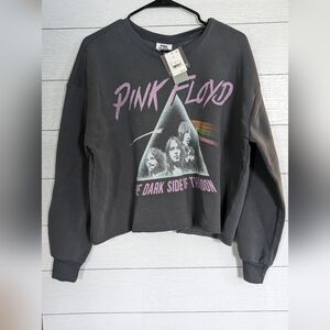 Pink Floyd crop crew neck